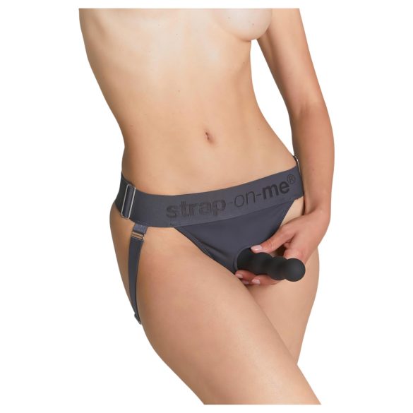 Strap-on-me - Slip für Dildo - XS-XXL (grau)