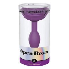 Love to Love Open Roses S - Silikon Anal-Dildo (Lila)