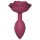Love to Love Offene Rosen M - Silikon Analplug (Rot)