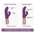 Love to Love Sassy Bunny - Aufladbarer Stoßvibrator (Lila)