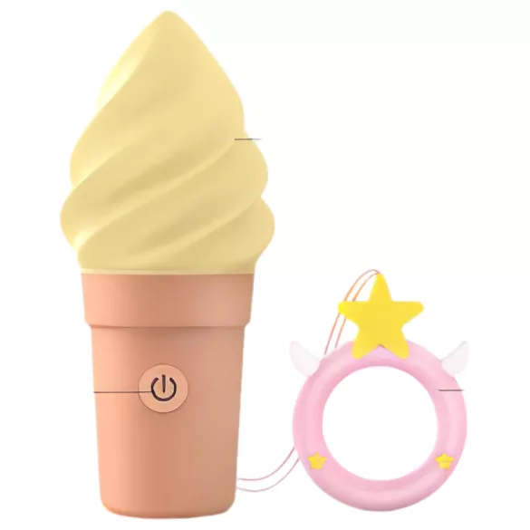 Love to Love Cand Ice - Akku-Klitorisstimulator (Vanille)