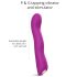 Love to Love Swap - Akku G-Punkt Vibrator lila, pulsierend