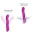 Love to Love Swap - Akku G-Punkt Vibrator lila, pulsierend