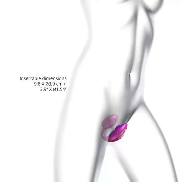 Wonderlover - G-Punkt-Vibrator & Klitoris-Stimulator (Metallic Pink)