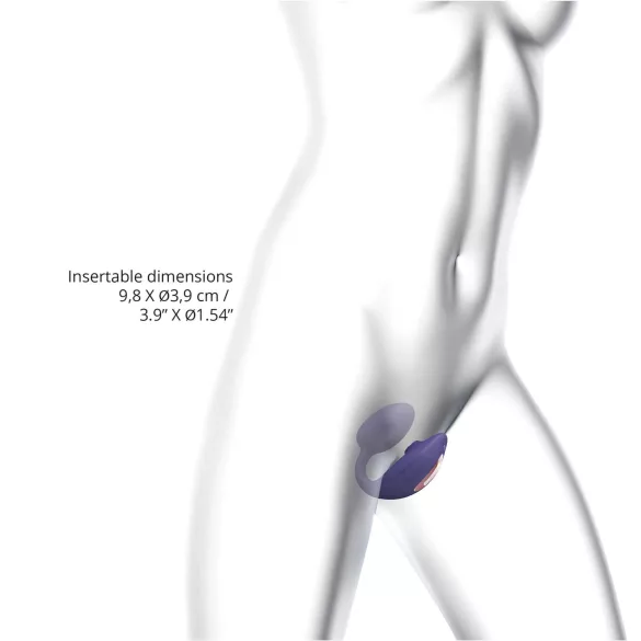 Love to Love Wonderlover - G-Punkt-Vibrator, klitorale Stimulation (dunkellila)
