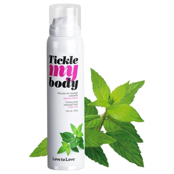 Kitzelnde Körpermassage-Schaum - Minze (150ml)