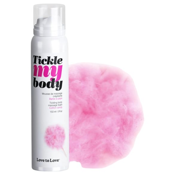 Tickle my Body - Zuckerwatte-Massage-Schaum (150ml)