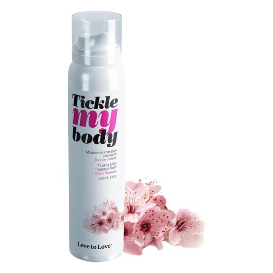 Kitzle meinen Körper - Massage-Schaum - Kirschblüte (150ml)