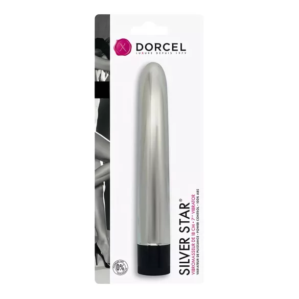 Dorcel Silver Star - klassischer Stabvibrator (silber)