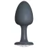 Dorcel Geisha Plug Diamond L - schwarzer Analplug mit weißem Stein