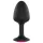 Dorcel Geisha Plug Ruby L - Analplug mit pinkem Stein (schwarz)