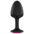 Dorcel Geisha Plug Ruby L - Analplug mit pinkem Stein (schwarz)