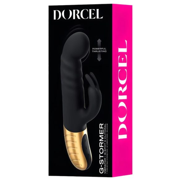 Dorcel G-stormer - Akku-Impulsvibrator mit Klitorisarm (schwarz)