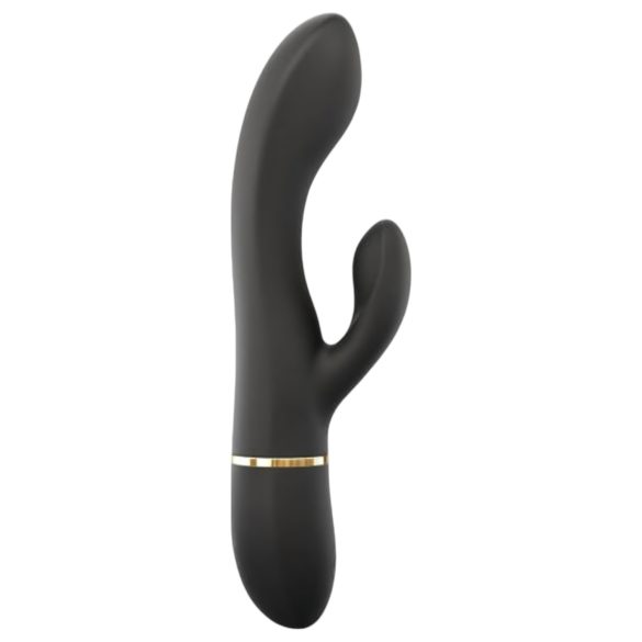 Dorcel Glam Rabbit - Wiederaufladbar mit Klitorisarm (schwarz)