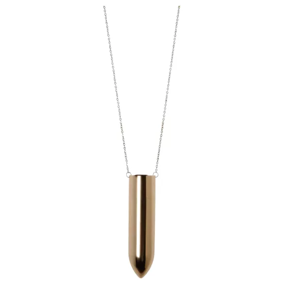Dorcel - Wiederaufladbarer, wasserdichter Vibrator-Halskette (Roségold)
