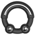 Dorcel Stronger Ring - Metallverstärktes Penisring (schwarz)