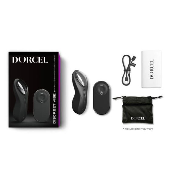 Dorcel Discreet Vibe + - akkubetriebener, funkgesteuerter Klitorisvibrator (schwarz)