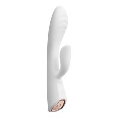   Dorcel Flexi Rabbit - akkubetrieben, beheizter Klitoris-Vibrator (weiß)
