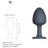 Dorcel Geisha Plug M - Kugelanusplug (schwarz)