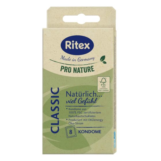 RITEX Pro Nature Classic - Kondom (8 Stück)