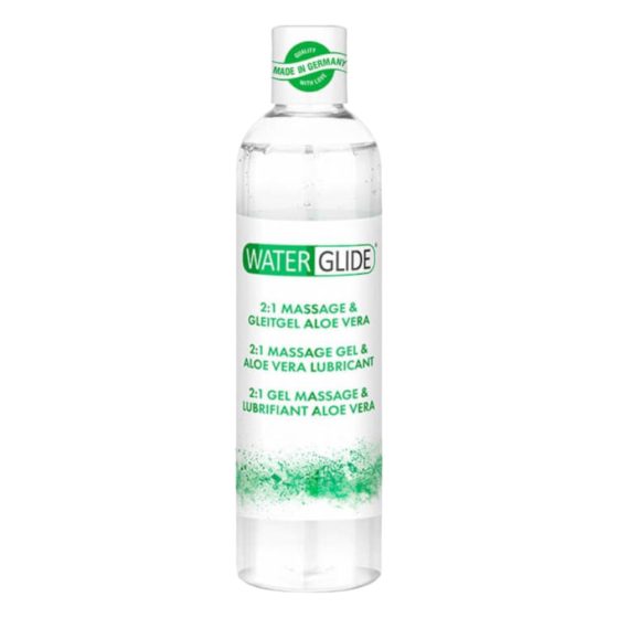 Waterglide 2in1 - Aloe Vera wasserbasiertes Gleit- und Massagegel (300ml)