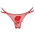 Panty Rose - String im Rosenstil - Rot (S-L)