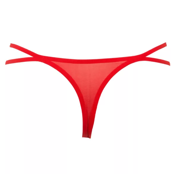 Panty Rose - String im Rosenstil - Rot (S-L)