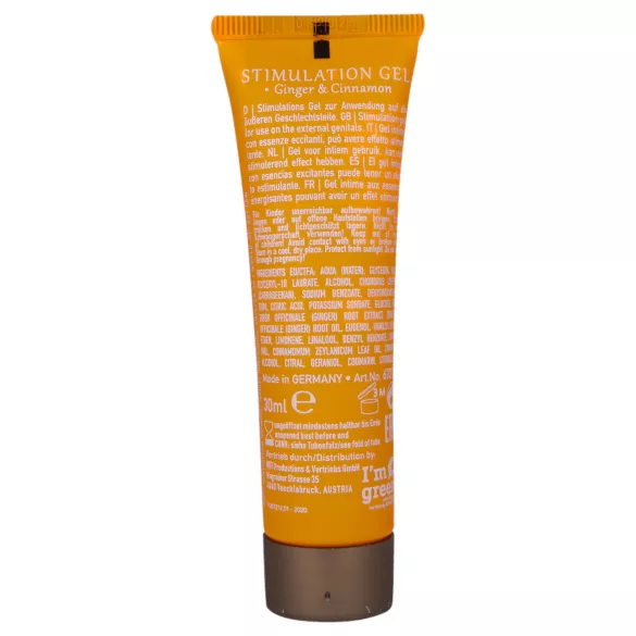 HOT Shiatsu - Stimuliercreme für Frauen - Ingwer & Zimt (30ml)