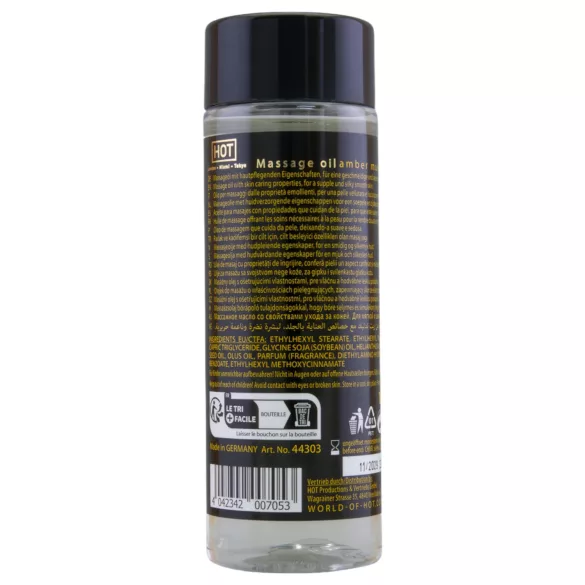 HOT Hautpflege Massageöl - Amber Moschus (100ml)