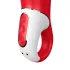 Satisfyer Power Flower - wiederaufladbarer, wasserdichter Vibrator (rot)