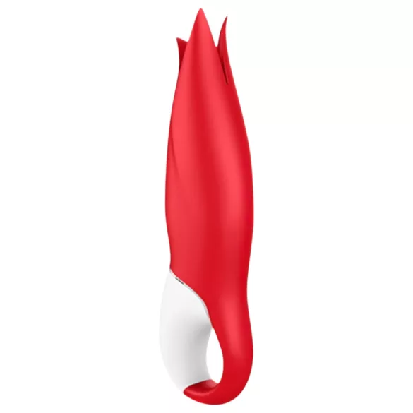 Satisfyer Power Flower - wiederaufladbarer, wasserdichter Vibrator (rot)