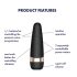Satisfyer Pro 3+ - Wasserdichter, wiederaufladbarer Klitoris-Vibrator (Schwarz)