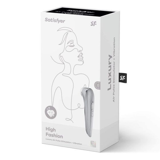 Satisfyer Luxury High Fashion - Luftwellen-Klitorisstimulator (Silber)