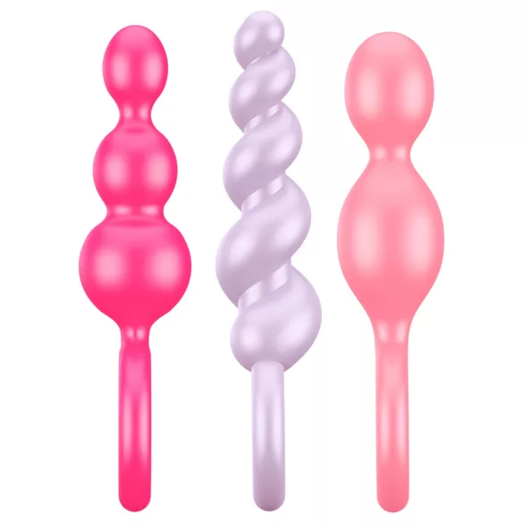 Satisfyer Booty Call - Bunte Analplug-Sets (3-teilig)