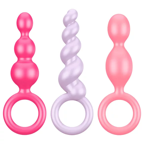 Satisfyer Booty Call - Bunte Analplug-Sets (3-teilig)