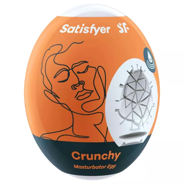 Satisfyer Egg Crunchy - Ei Masturbator (1 Stk.)