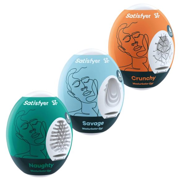 Satisfyer Ei NSC - Eier Masturbator-Set (3 Stück)
