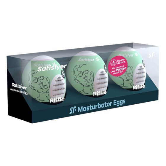 Satisfyer Egg Riffle - Masturbations-Ei-Set (3er Pack)