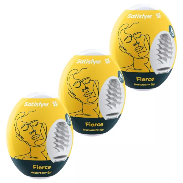 Satisfyer Egg Fierce - Ei-Masturbator Set (3 Stk.)