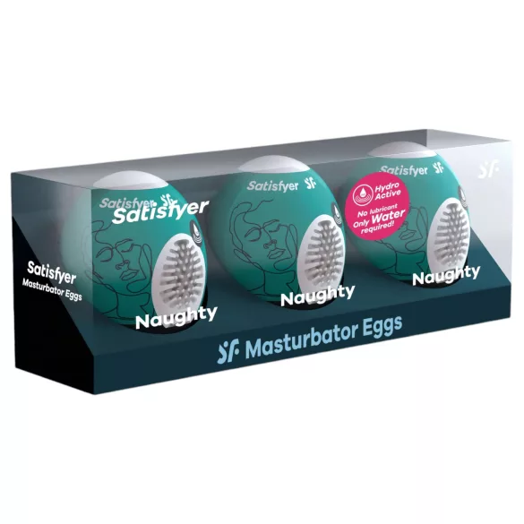 Satisfyer Egg Naughty - Masturbator-Ei Set (3 Stück)