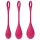 Satisfyer Yoni Power 1 - Geishakugel-Set - Rot (3-teilig)