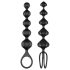 Satisfyer Love Beads - Perlen-Analdildo-Set (Schwarz)