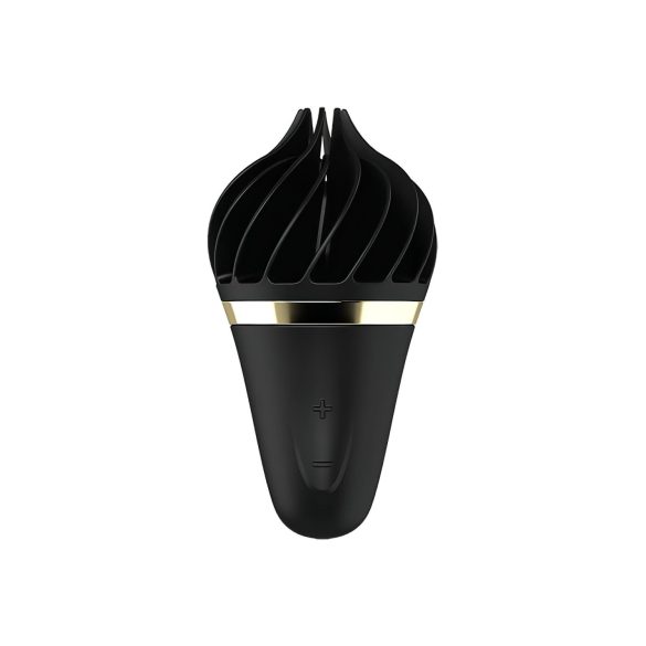 Satisfyer Sweet Treat - Wiederaufladbarer Klitorisvibrator mit Rotation (Schwarz)