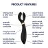 Satisfyer Endless Fun - Akku-wasserdichter Partner-Vibrator (schwarz)