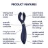 Satisfyer Endless Fun - Akku, wasserdichter Paarvibrator (blau)