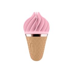   Satisfyer Sweet Treat - kabelloser rotierender Klitoris-Vibrator (rosa-braun)