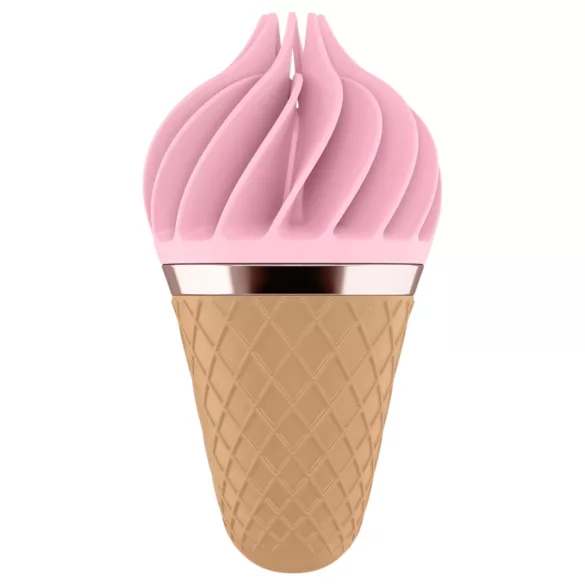 Satisfyer Sweet Treat - Akku-Cocktail-Rotationsvibrator (pink-braun)
