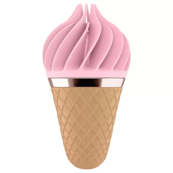 Satisfyer Sweet Treat - Akku-Cocktail-Rotationsvibrator (pink-braun)