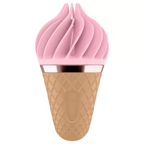 Satisfyer Sweet Treat - Akku-Cocktail-Rotationsvibrator (pink-braun)