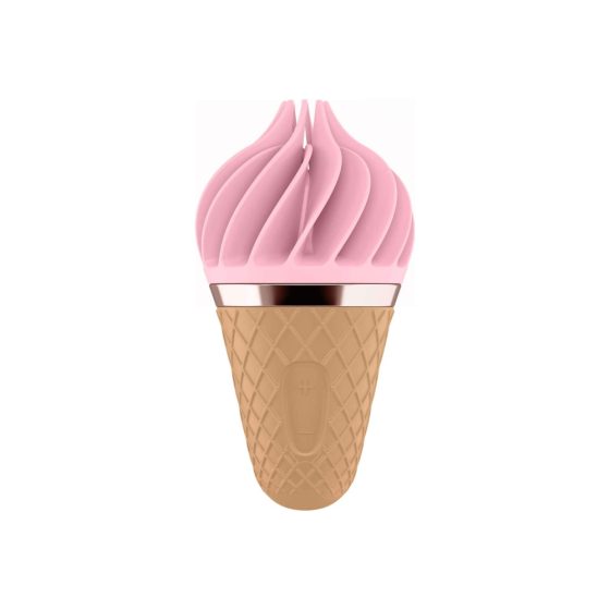 Satisfyer Sweet Treat - akkubetriebener, rotierender Klitorisvibrator (rosa-braun)